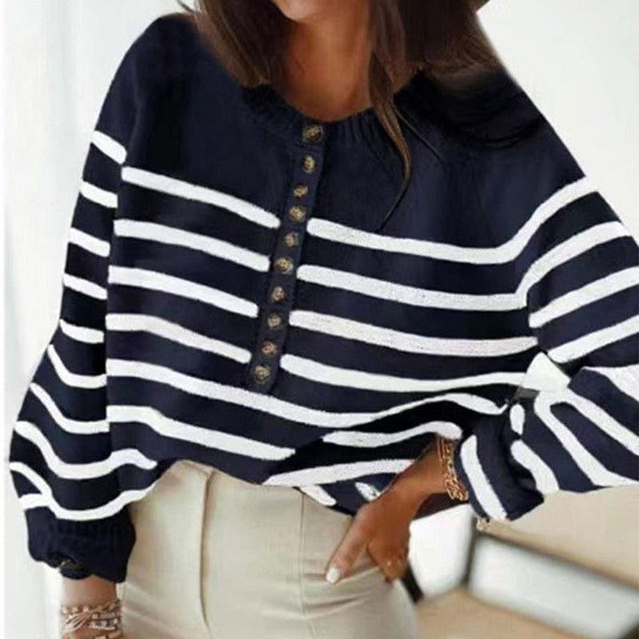 Riley – Striped Knit Sweater